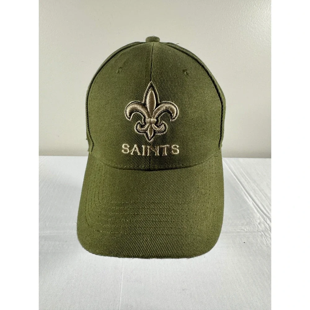 New Era New Orleans Saints NFL Salute to Service Olive Green 9FIFTY Snapback Hat
